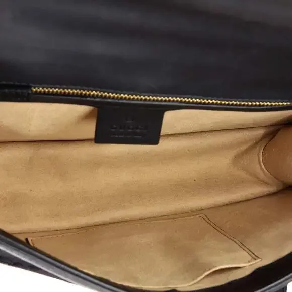 Gucci Sylvie Shoulder Bag Gg Velvet #200627G11B - Picture 5 of 9